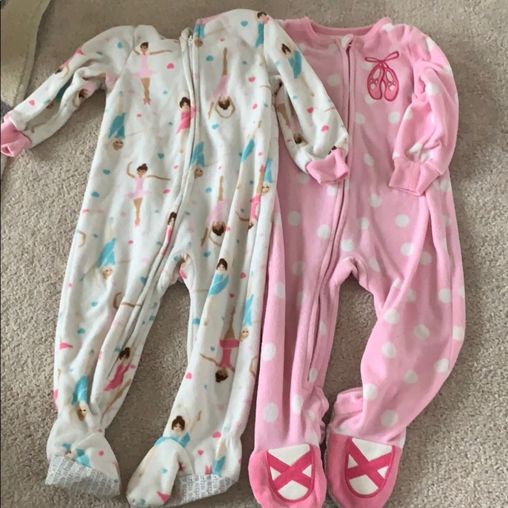 Two sleeper onesies 18 month size